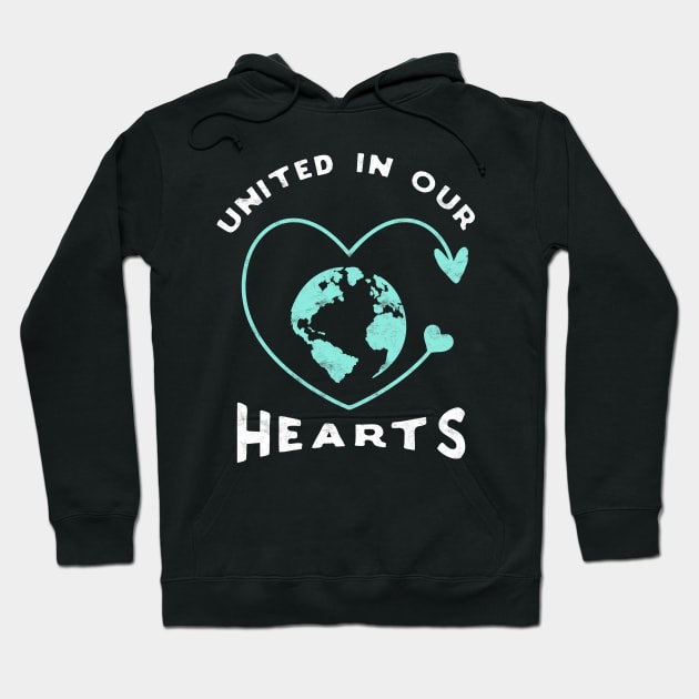 United in our hearts. Hoodie by LebensART
